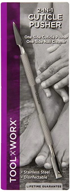 ToolWorx - 2 In 1 Cuticle Pusher