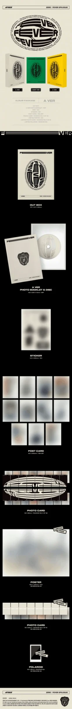 ATEEZ - Zero : Fever Epilogue -Purish Sales Store ATEEZ Zero Fever Epilogue extended scaled