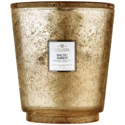 Voluspa - Japonica Collection - Hearth 5 Wick Glass Candle