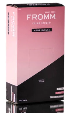 Fromm Diane - Powder-Free Vinyl Gloves - Black