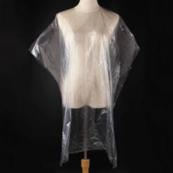 Disposable Plastic Cape White