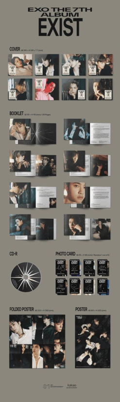 EXO - Exist / 7th Full Album (Digipack Ver.) -Purish Sales Store EXO Exist 7th Full Album Digipack Ver extended