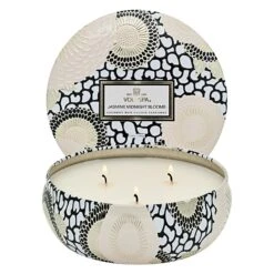 Voluspa - Japonica Collection - 3 Wick Candle In Decorative Tin -Purish Sales Store Jasmine1