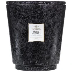Voluspa - Japonica Collection - Hearth 5 Wick Glass Candle -Purish Sales Store Moso Hearth
