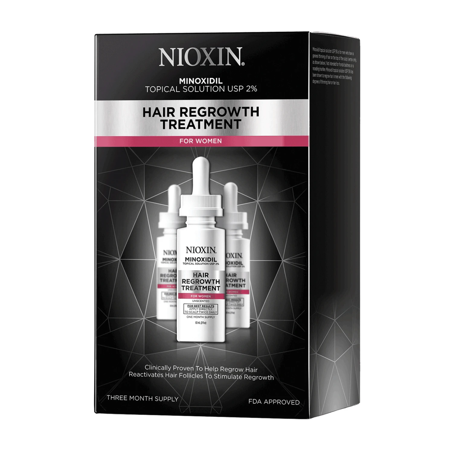 Nioxin - 2% Minoxidil Hair Regrowth Treatment For Women 4 Nioxin - 2% Minoxidil Hair Regrowth Treatment For Women - Image 2