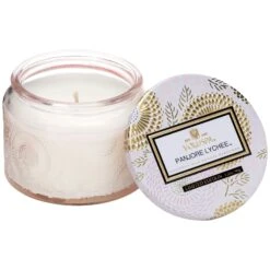 Voluspa - Japonica Collection - Petite Embossed Glass Jar Candle -Purish Sales Store Panjore