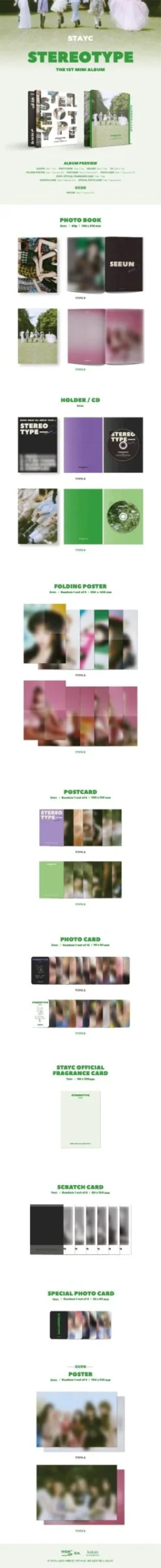 STAYC - STEREOTYPE / 1ST MINI ALBUM -Purish Sales Store STAY C STEREOTYPE 1ST MINI ALBUM extended scaled