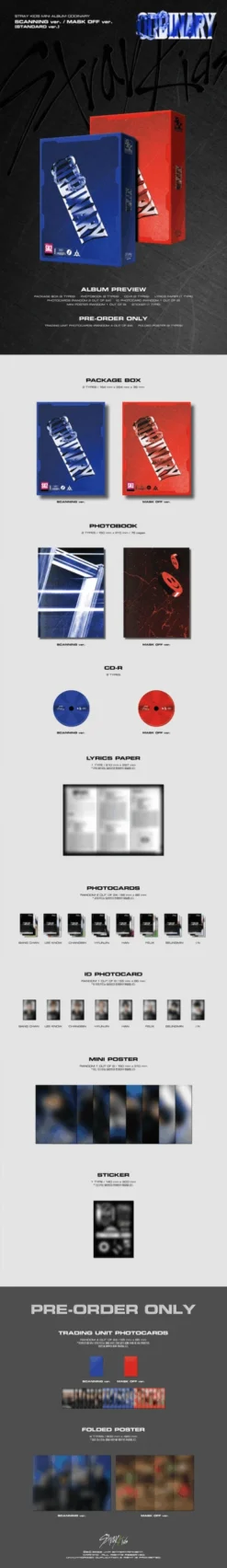 STRAY KIDS - Oddinary / Mini Album (Standard Ver.) -Purish Sales Store STRAY KIDS Oddinary Mini Album Standard Ver extended scaled