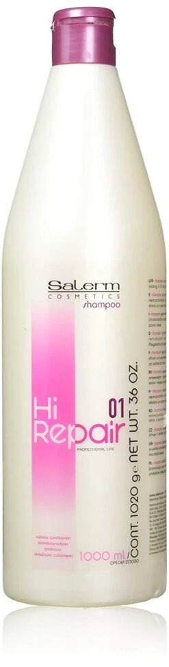Salerm Cosmetics - Hi Repair - Shampoo 01 -Purish Sales Store Salerm Hi Repair Shampoo 01 36 oz