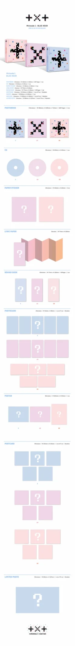 TOMORROW X TOGETHER - Minisode1 : Blue Hour -Purish Sales Store TOMORROW X TOGETHER minisode1 Blue Hour extended ver scaled