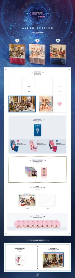 TWICE - SIGNAL / 4TH MINI ALBUM -Purish Sales Store TWICE SIGNAL 4TH MINI ALBUM extended ver