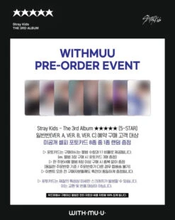 Stray Kids - 5-Star / The 3rd Album (Random Ver.) -Purish Sales Store image b8816852 38c8 4524 a62d 4625c71da527
