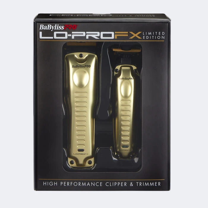 BabylissPRO - Lo-ProFX Clipper And Trimmer Gold Combo 3 BabylissPRO - Lo-ProFX Clipper And Trimmer Gold Combo