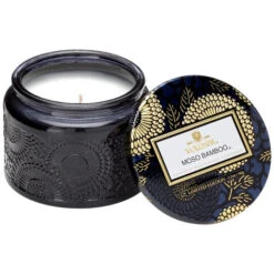 Voluspa - Japonica Collection - Petite Embossed Glass Jar Candle -Purish Sales Store moso bamboo