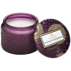 Voluspa - Japonica Collection - Petite Embossed Glass Jar Candle -Purish Sales Store santiago