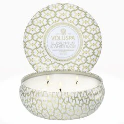 Voluspa - Maison Blanc Collection - 3 Wick Tin Candle