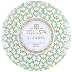 Voluspa - Maison Blanc Collection - 3 Wick Tin Candle -Purish Sales Store voluspa laguna 3 wick candle